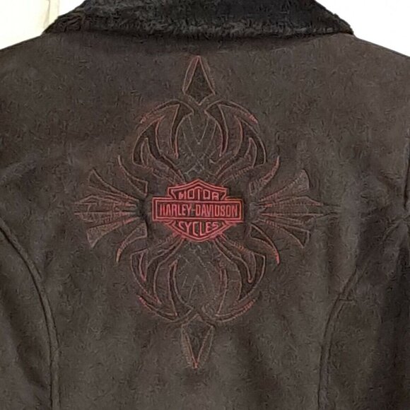 M Faux Sherling sensation Jacket with tribal graphics 97475-VW - Picture 6 of 11